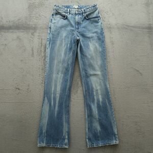 Guess Jeans Women's Size 26 Blue Mid-Rise Bootcut Denim 33" Inseam Distressed